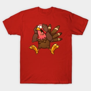 Scared turkey T-Shirt